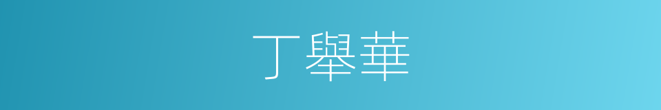 丁舉華的同義詞