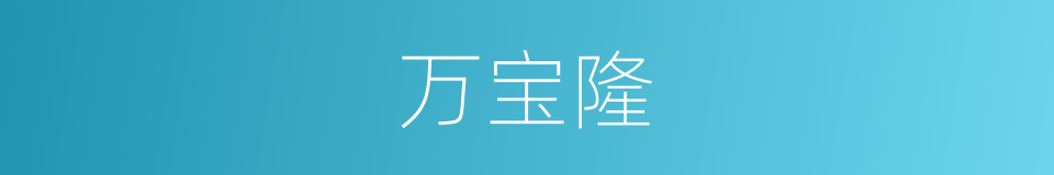 万宝隆的同义词