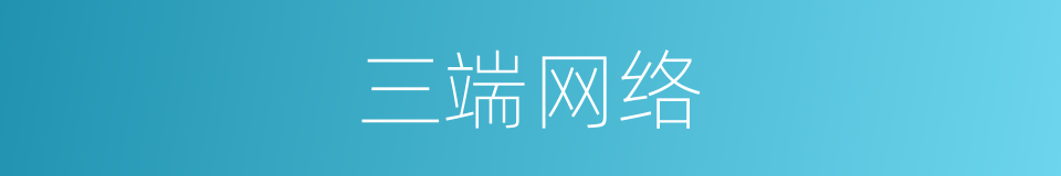 三端网络的同义词