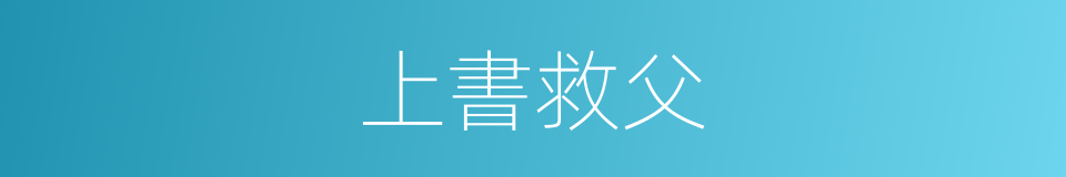 上書救父的同義詞