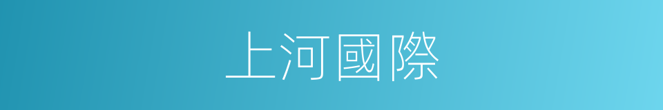 上河國際的同義詞