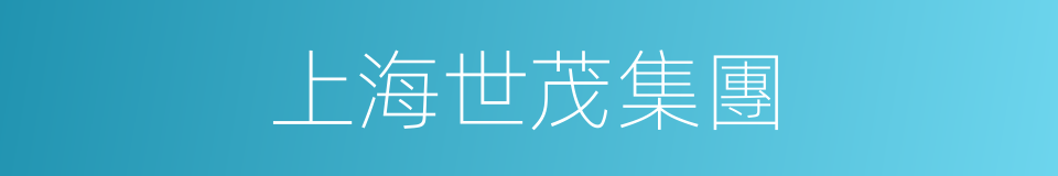 上海世茂集團的同義詞
