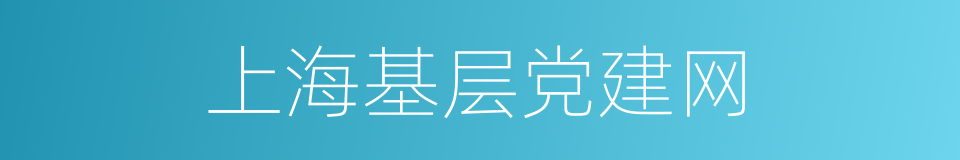 上海基层党建网的同义词