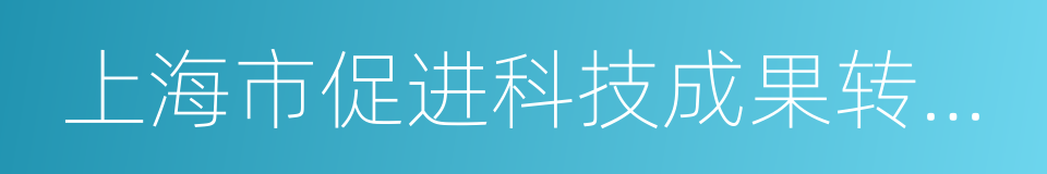 上海市促进科技成果转化条例的同义词