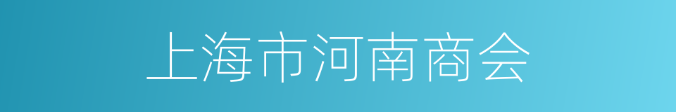 上海市河南商会的同义词