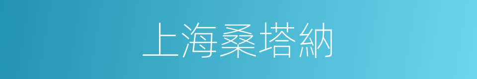 上海桑塔納的同義詞