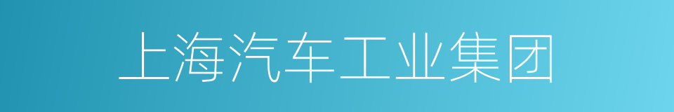 上海汽车工业集团的同义词