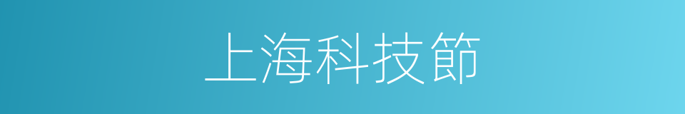 上海科技節的同義詞