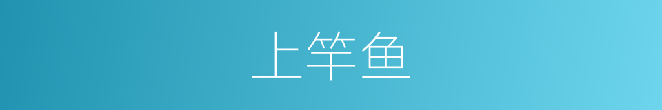 上竿鱼的意思