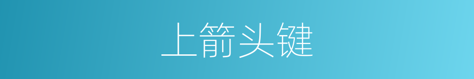 上箭头键的同义词