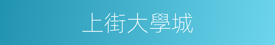 上街大學城的同義詞