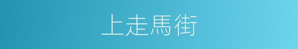 上走馬街的同義詞