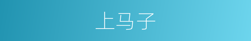 上马子的同义词