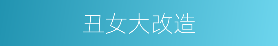 丑女大改造的同义词