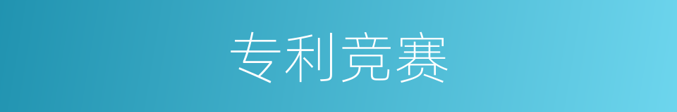 专利竞赛的同义词