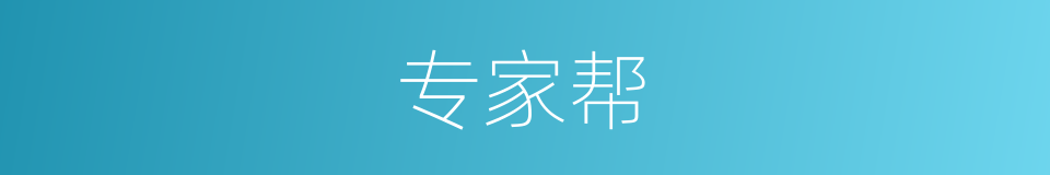 专家帮的同义词