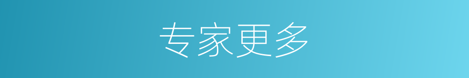 专家更多的同义词