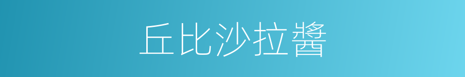 丘比沙拉醬的同義詞