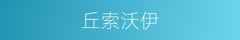 丘索沃伊的同义词
