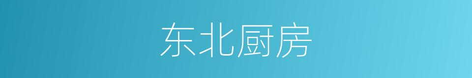 东北厨房的同义词