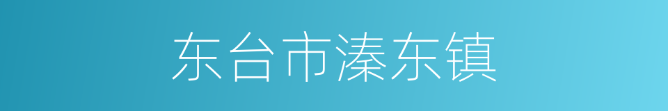东台市溱东镇的同义词