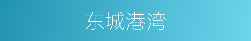 东城港湾的同义词