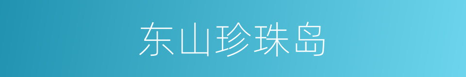 东山珍珠岛的同义词