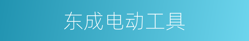 东成电动工具的同义词