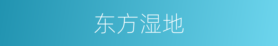 东方湿地的同义词