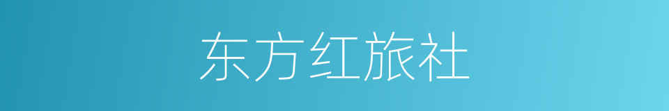 东方红旅社的同义词
