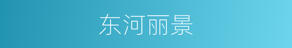 东河丽景的同义词