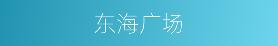 东海广场的同义词