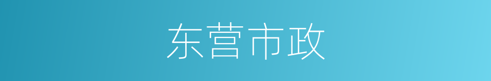 东营市政的同义词