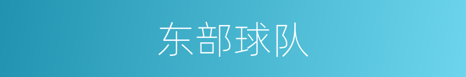 东部球队的同义词