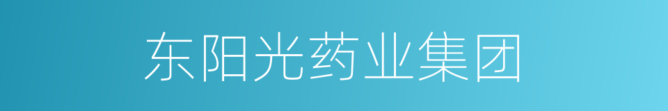 东阳光药业集团的同义词