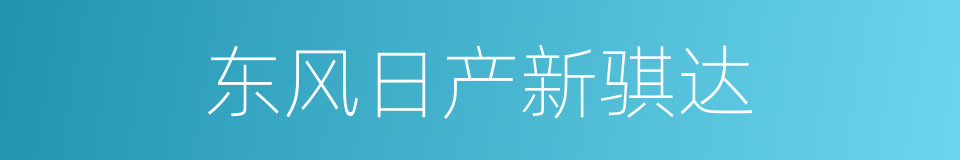 东风日产新骐达的同义词