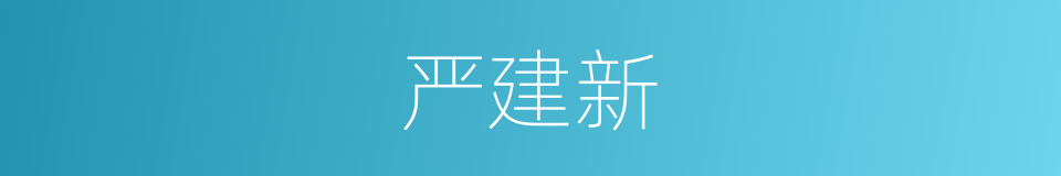 严建新的同义词