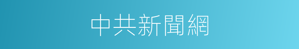 中共新聞網的同義詞