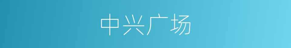 中兴广场的同义词