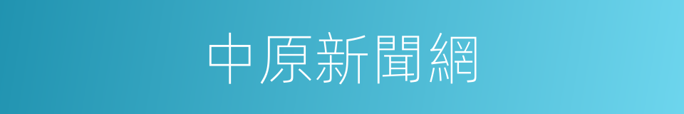 中原新聞網的同義詞