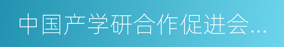 中国产学研合作促进会副会长的同义词