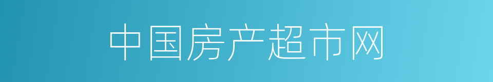 中国房产超市网的同义词