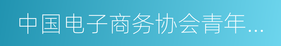 中国电子商务协会青年电商创业委员会的同义词