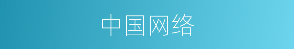中国网络的同义词
