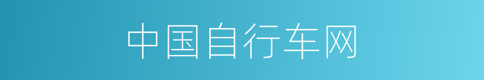 中国自行车网的同义词