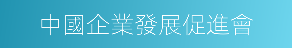 中國企業發展促進會的同義詞