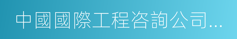 中國國際工程咨詢公司研究中心主任李開孟的同義詞