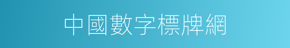 中國數字標牌網的同義詞