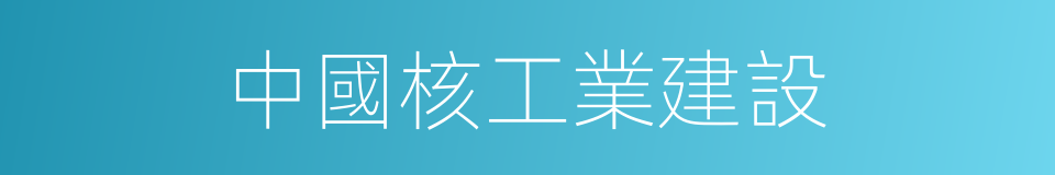 中國核工業建設的同義詞