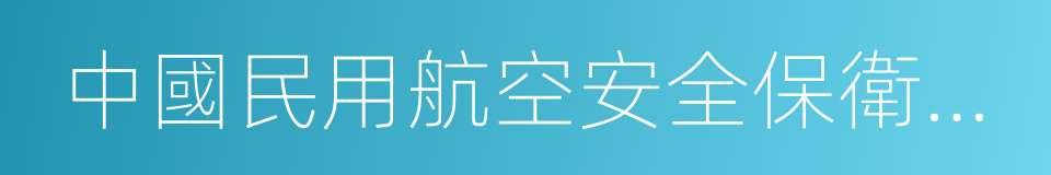 中國民用航空安全保衛條例的同義詞